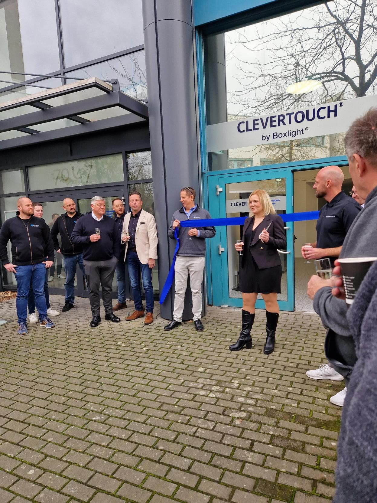 Julia Moore bei er Eröffnung des Showrooms